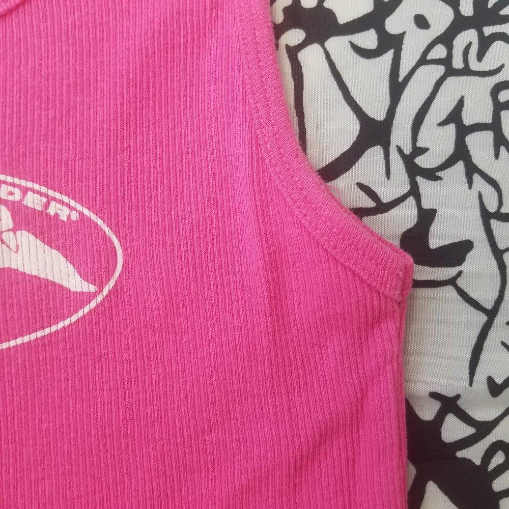4/$25 Duck Commander | Pink Ribbed Tank Top XS - Picture 4 of 7